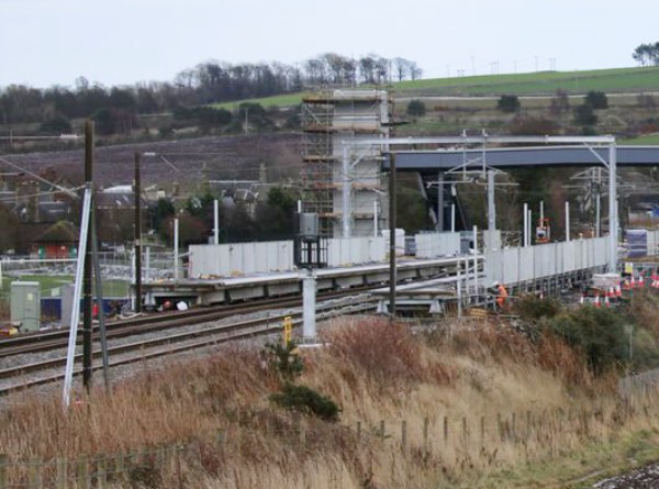 East Linton Station Construction - 2022-10-16
